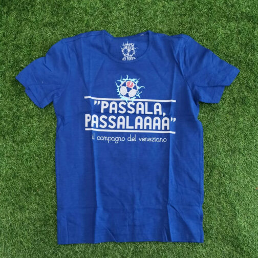 t-shirt passala passala blu