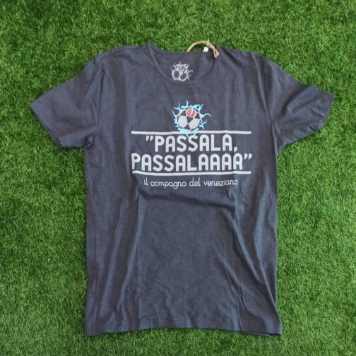 t-shirt passala passala grigio