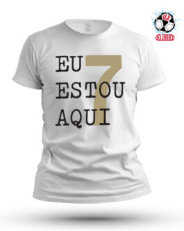 t-shirt eu estou aqui