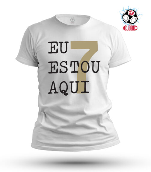 t-shirt eu estou aqui